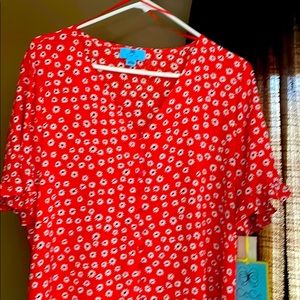 COPY - CeCe short-sleeve blouse